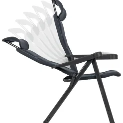 Campingstoelen-Crespo AP/235 Air-Deluxe Compact S campingstoel grey