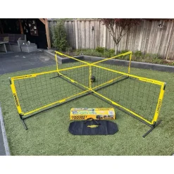 CROSSNET Four Square Soccer spel< Buitenspelen & Spelletjes