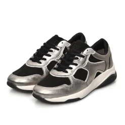 Schoenen-Cycleur De Luxe  Aerobic schoenen dames silver black