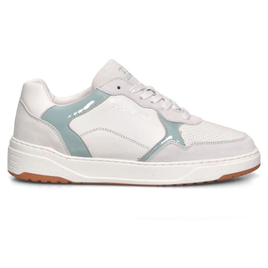 Schoenen-Cycleur De Luxe  Corncob schoenen dames white light blue
