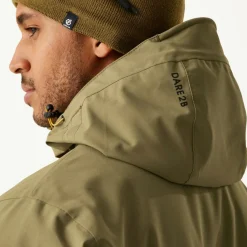 Ski Jassen|Wintersport-Dare 2b Eagle III winterjas heren martini olive