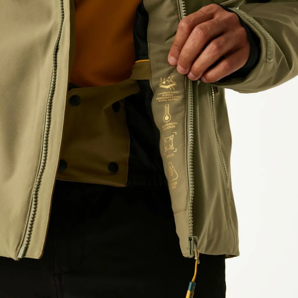 Ski Jassen|Wintersport-Dare 2b Eagle III winterjas heren martini olive