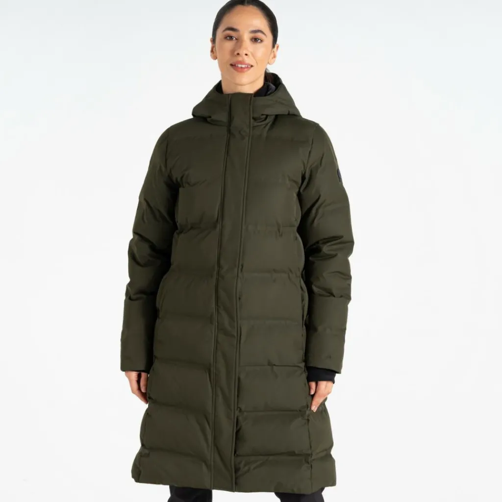 Dare 2b Wander parka outdoor jack dames dark khaki< Outdoor Jack