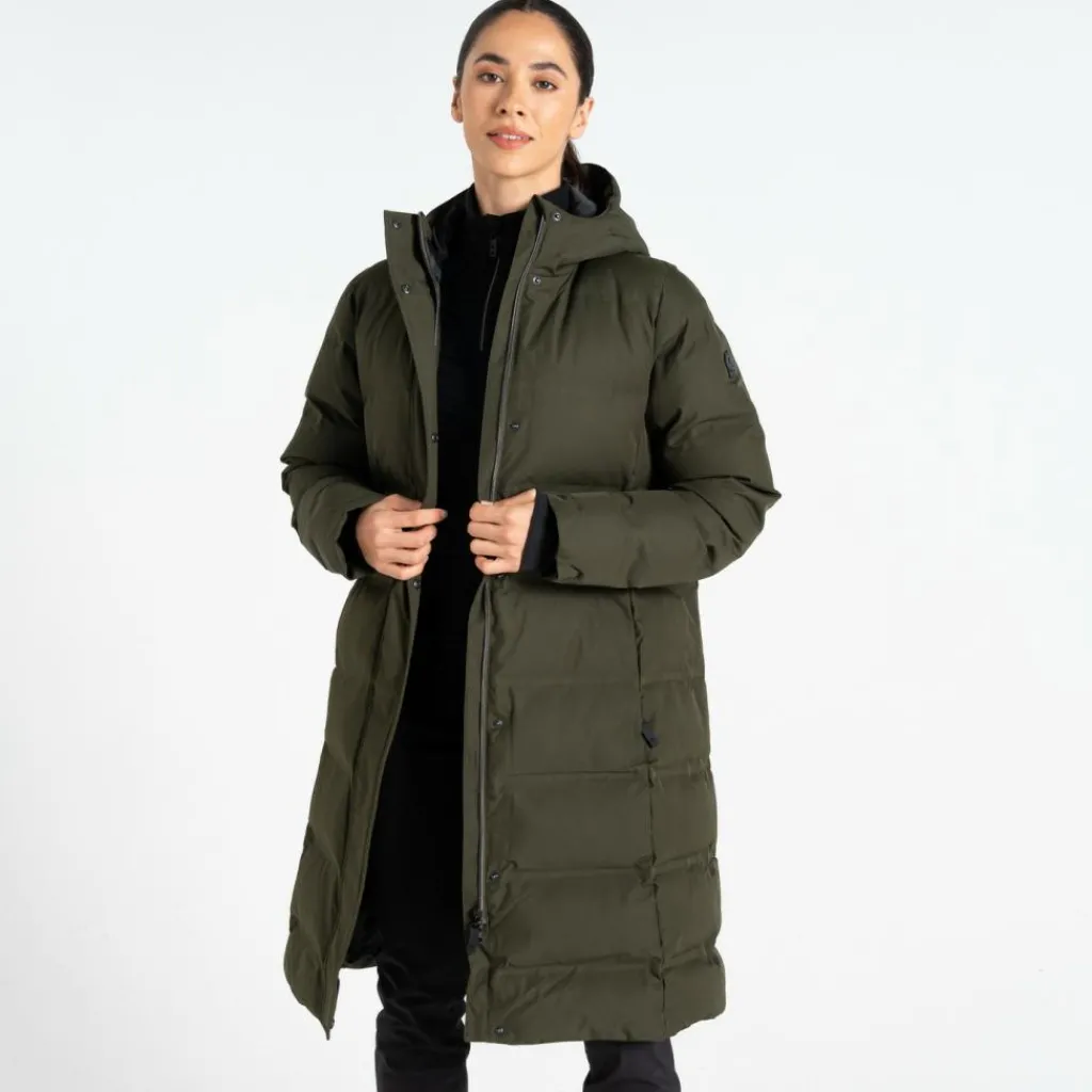 Dare 2b Wander parka outdoor jack dames dark khaki< Outdoor Jack