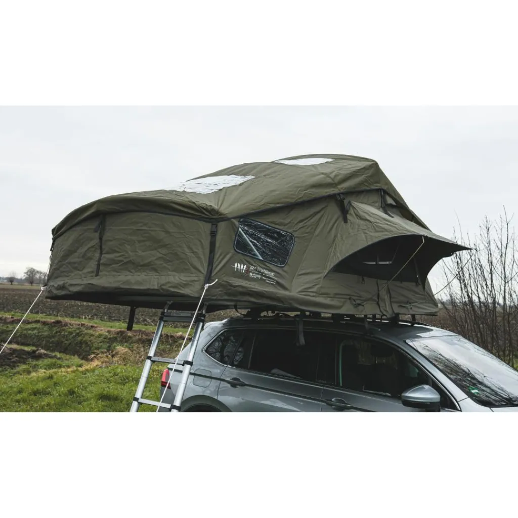 Tunneltenten|Koepeltenten-Dare to be Different Outdoor 180L Deluxe daktent green