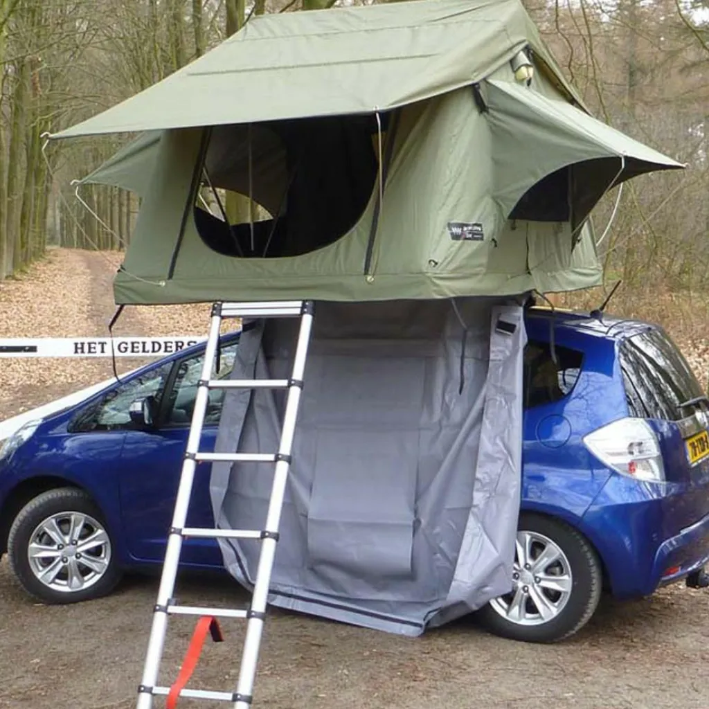 2-Persoons Tent|Tunneltenten-Dare to be Different Outdoor 140S daktent green
