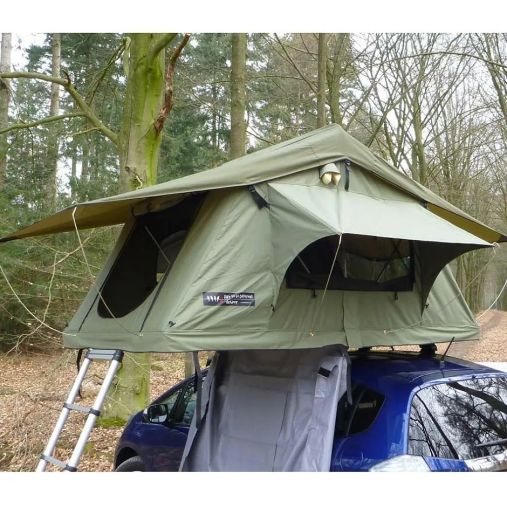 2-Persoons Tent|Tunneltenten-Dare to be Different Outdoor 140S daktent green