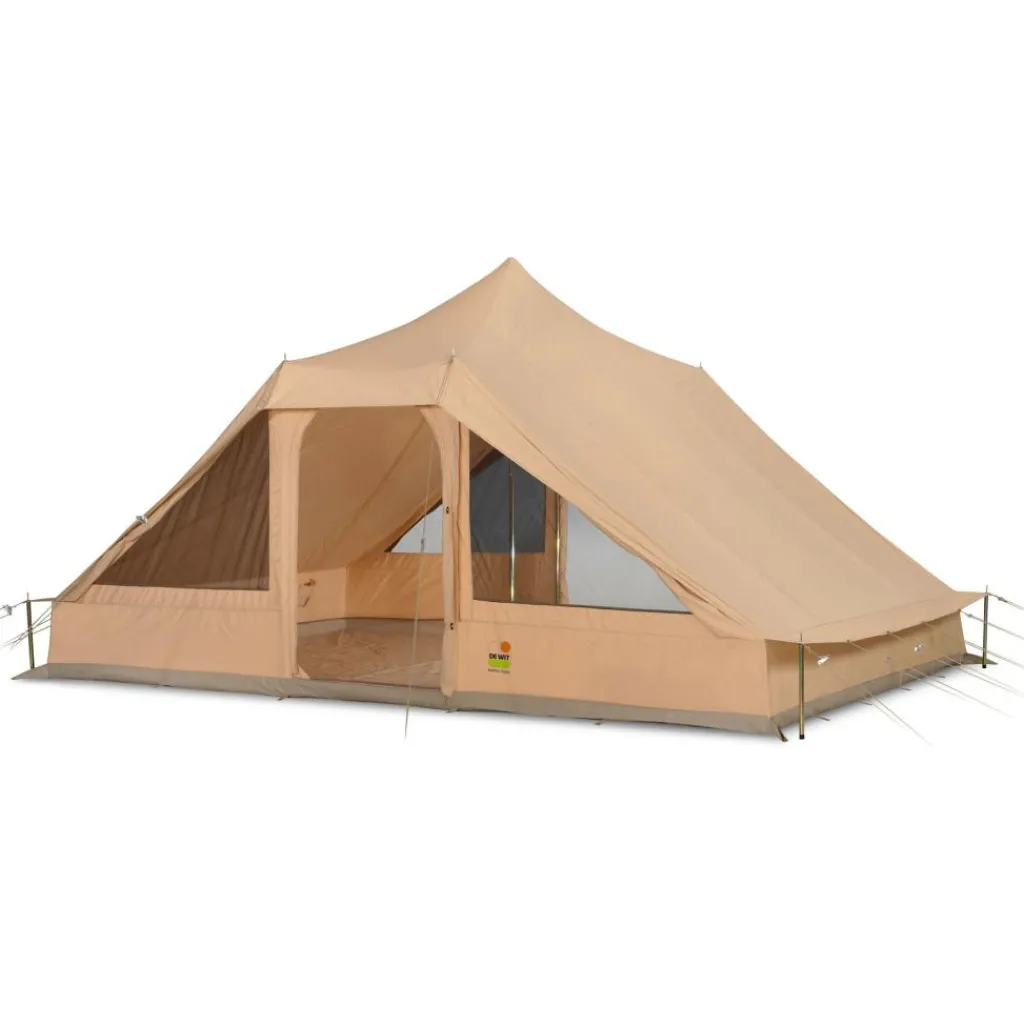 8-Persoons Tent|Tunneltenten-De Wit Kalahari Super groepstent beige