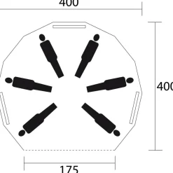 6-Persoons Tent|4-Persoons Tent-De Wit  Sherpa 400 groepstent inclusief binnentent beige
