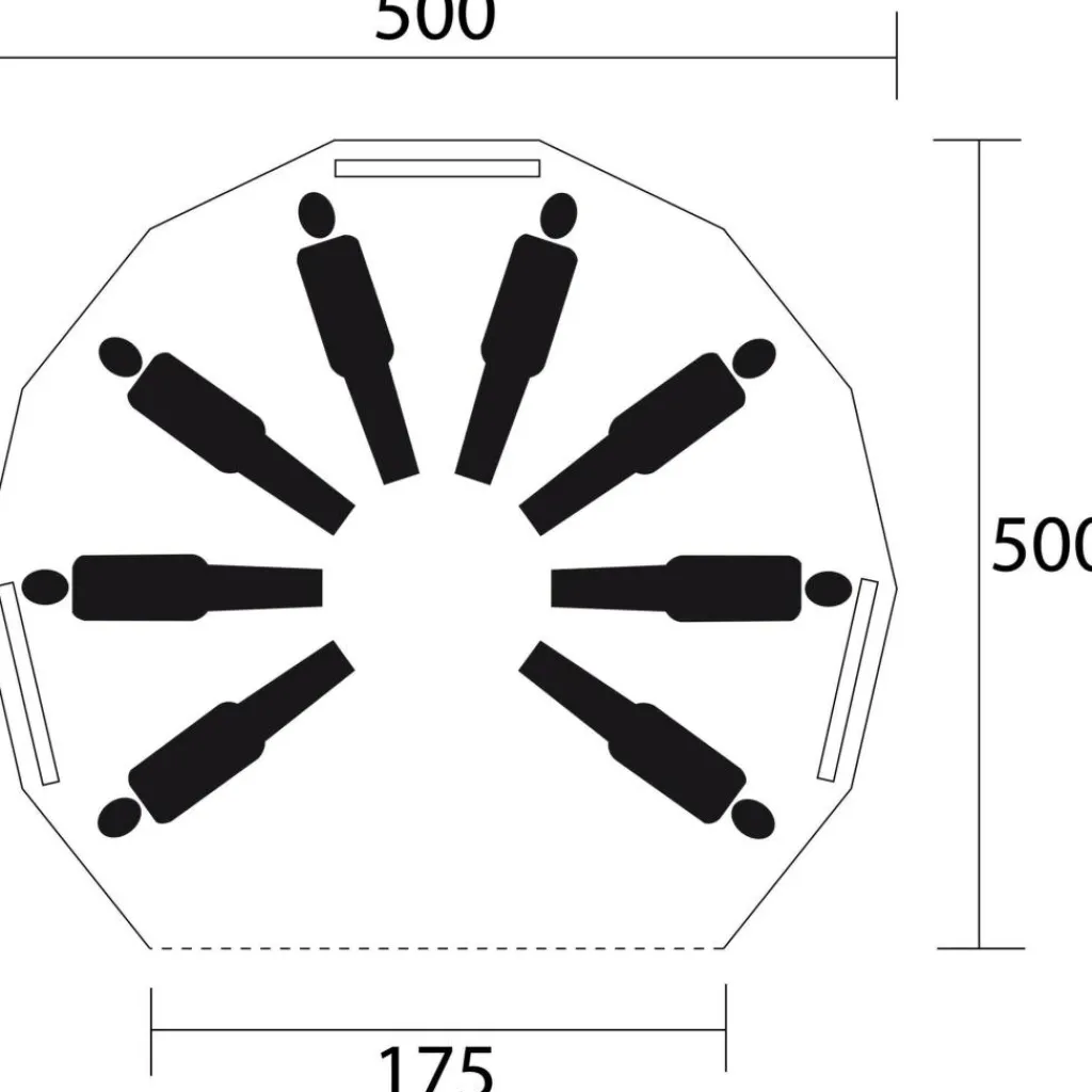 De Wit Sherpa 500 groepstent beige< Tunneltenten|Koepeltenten