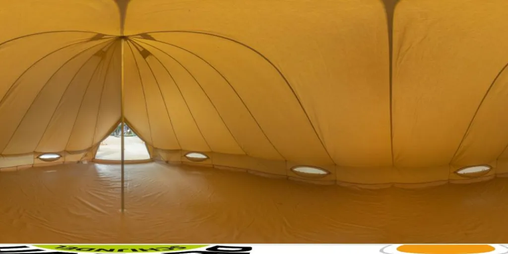 De Wit Sherpa 500 groepstent beige< Tunneltenten|Koepeltenten