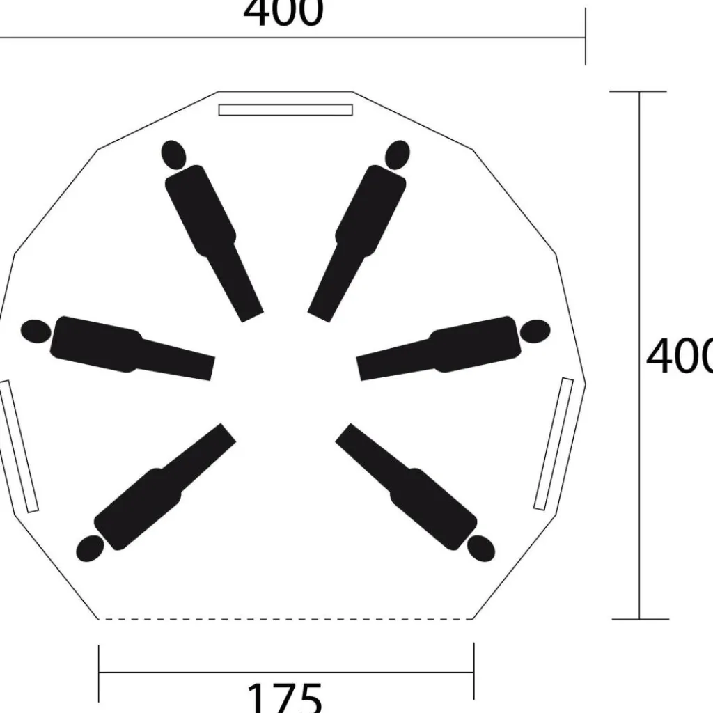 6-Persoons Tent|Tunneltenten-De Wit Sherpa 400 groepstent beige