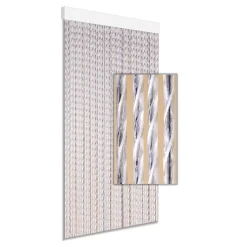 Deurgordijnen-Degor Tinca vliegengordijn 195 x 60 cm grey