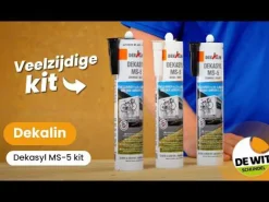 Lijm, Kit & Tape-Dekalin Dekasyl MS-5 kit zwart