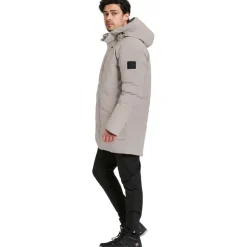 Didriksons Akilles parka outdoor jack heren ash brown< Outdoor Jack
