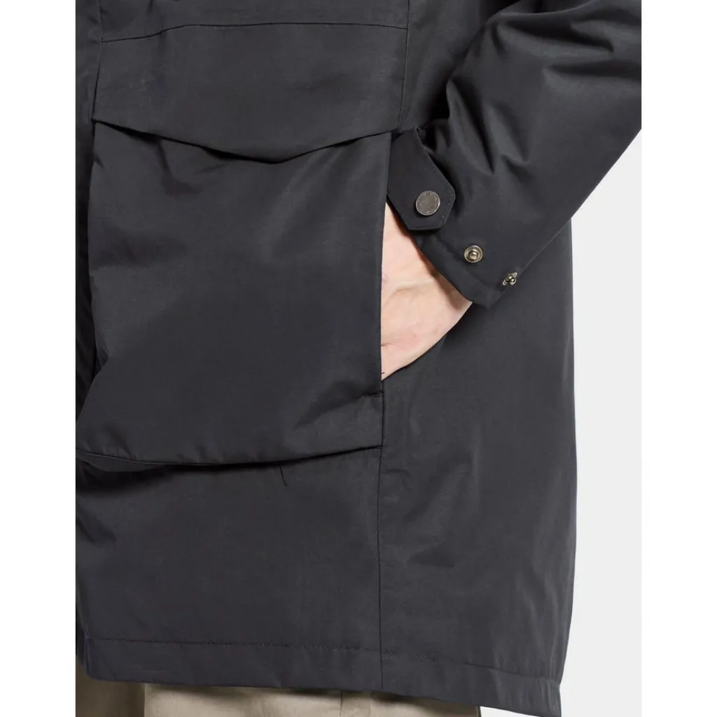 Didriksons Andreas USX Parka outdoor jack heren dark night blue< Outdoor Jack