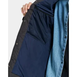 Didriksons Andreas USX Parka outdoor jack heren dark night blue< Outdoor Jack