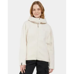 Didriksons Anniken fleece vest dames shell white< Fleece Vest