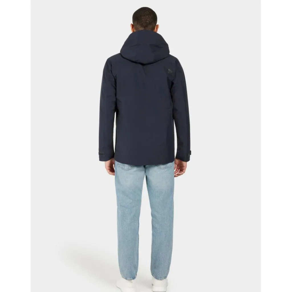 Didriksons Aston outdoor jack heren dark knight blue< Outdoor Jack