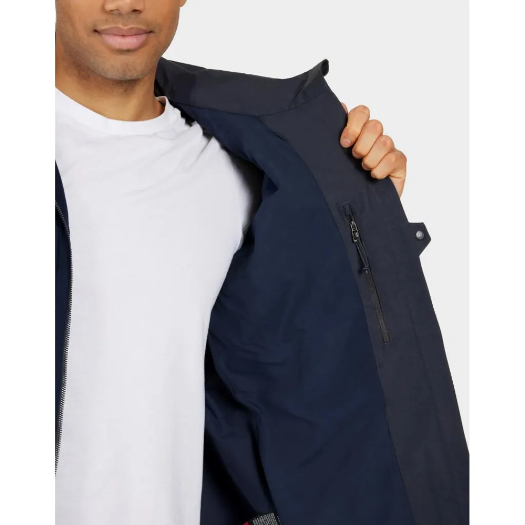 Didriksons Aston outdoor jack heren dark knight blue< Outdoor Jack