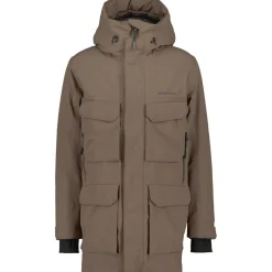 Didriksons Drew parka outdoor jack heren mocha brown< Outdoor Jack