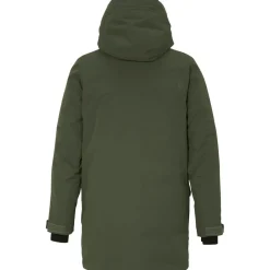 Didriksons Drew parka outdoor jack heren deep green< Outdoor Jack