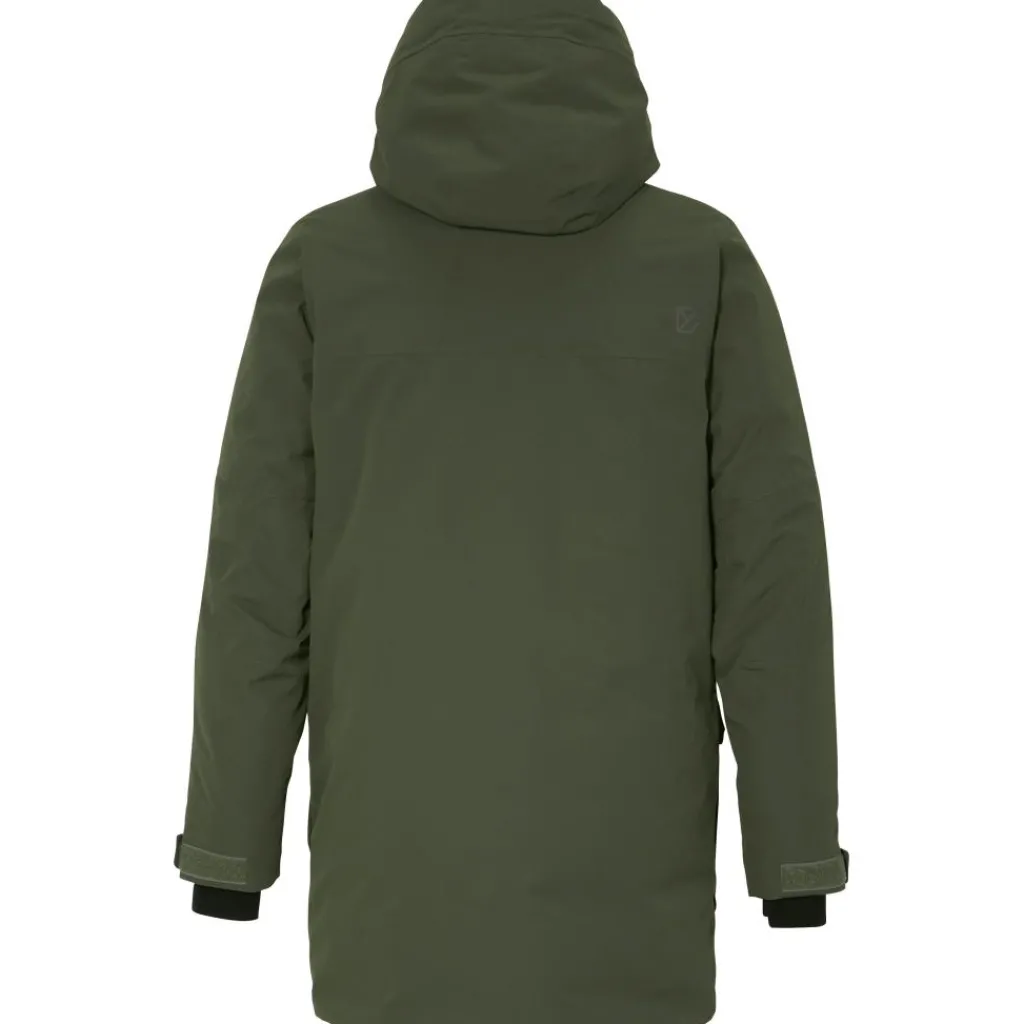 Didriksons Drew parka outdoor jack heren deep green< Outdoor Jack