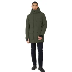 Didriksons Drew parka outdoor jack heren deep green< Outdoor Jack