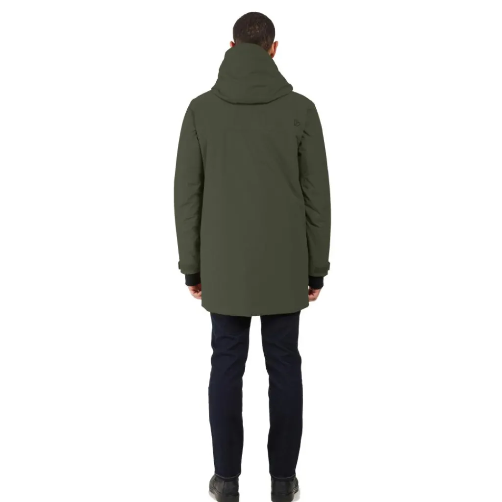 Didriksons Drew parka outdoor jack heren deep green< Outdoor Jack