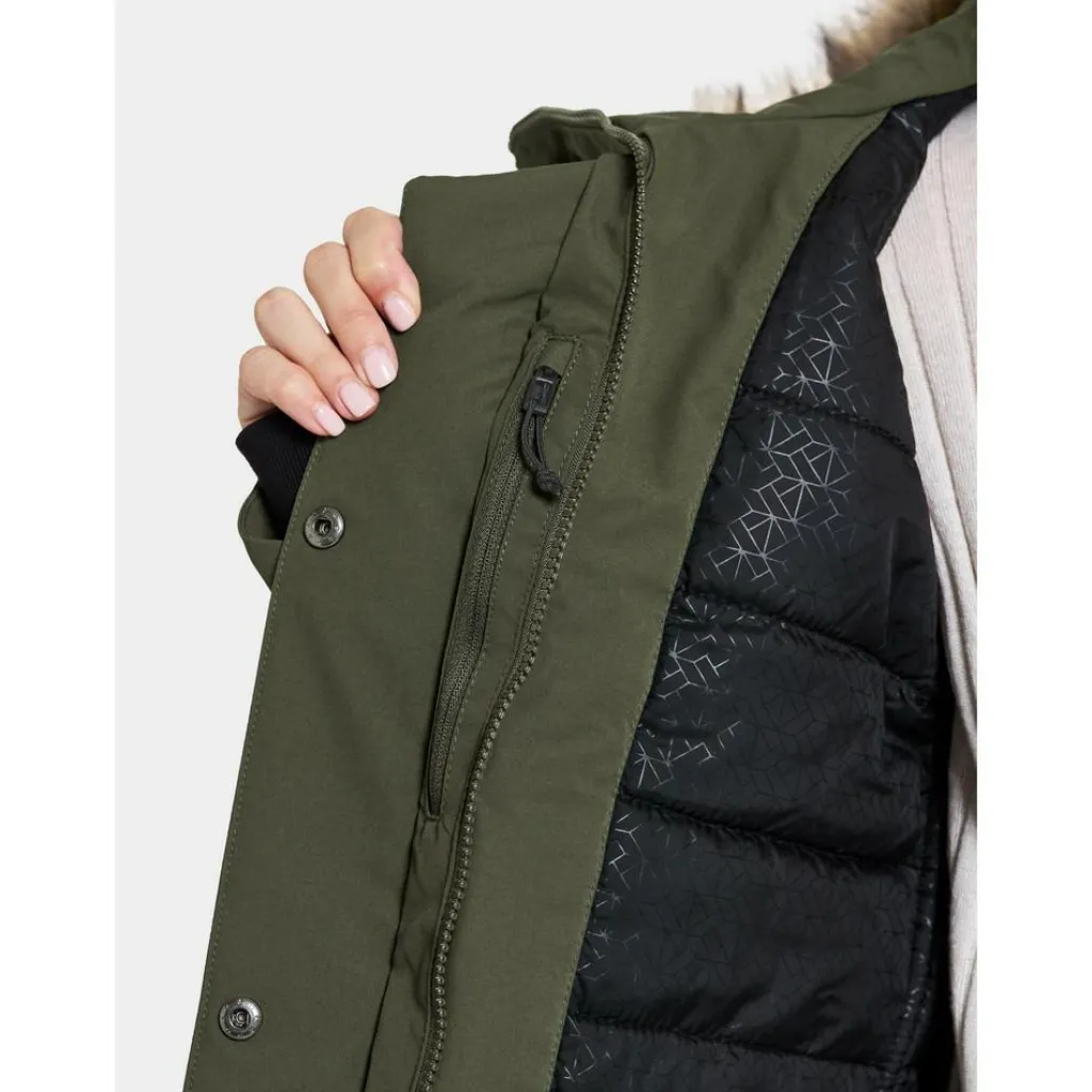 Jassen-Didriksons Erika Parka outdoor jack dames deep green