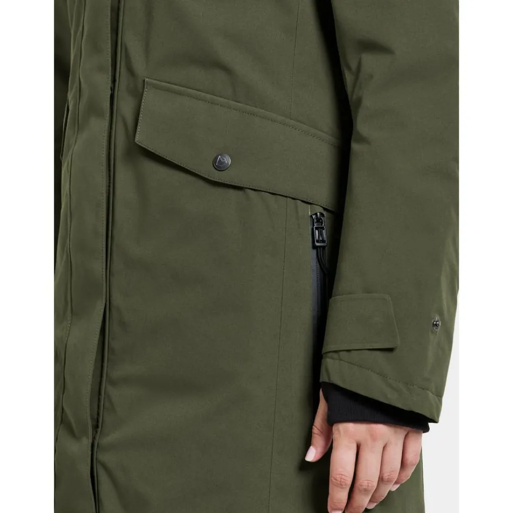 Jassen-Didriksons Erika Parka outdoor jack dames deep green