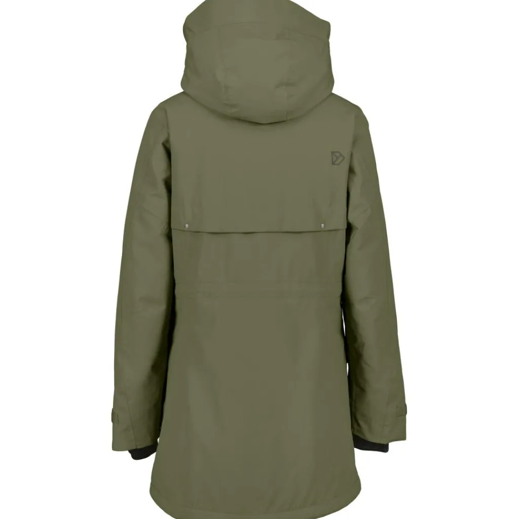 Didriksons Frida winterjas dames deep green< Jassen
