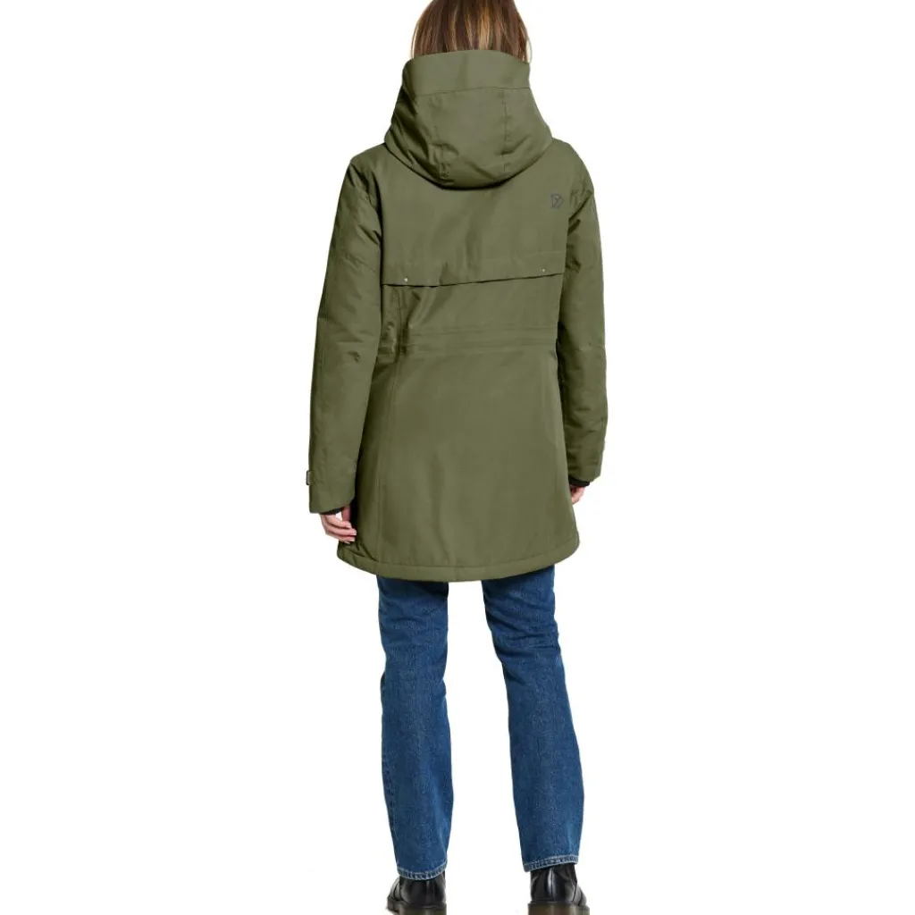 Didriksons Frida winterjas dames deep green< Jassen