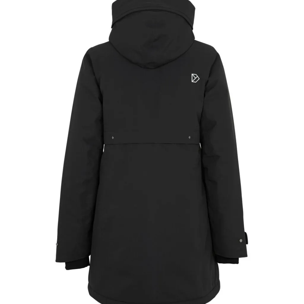 Didriksons Helle parka outdoor jack dames black< Outdoor Jack