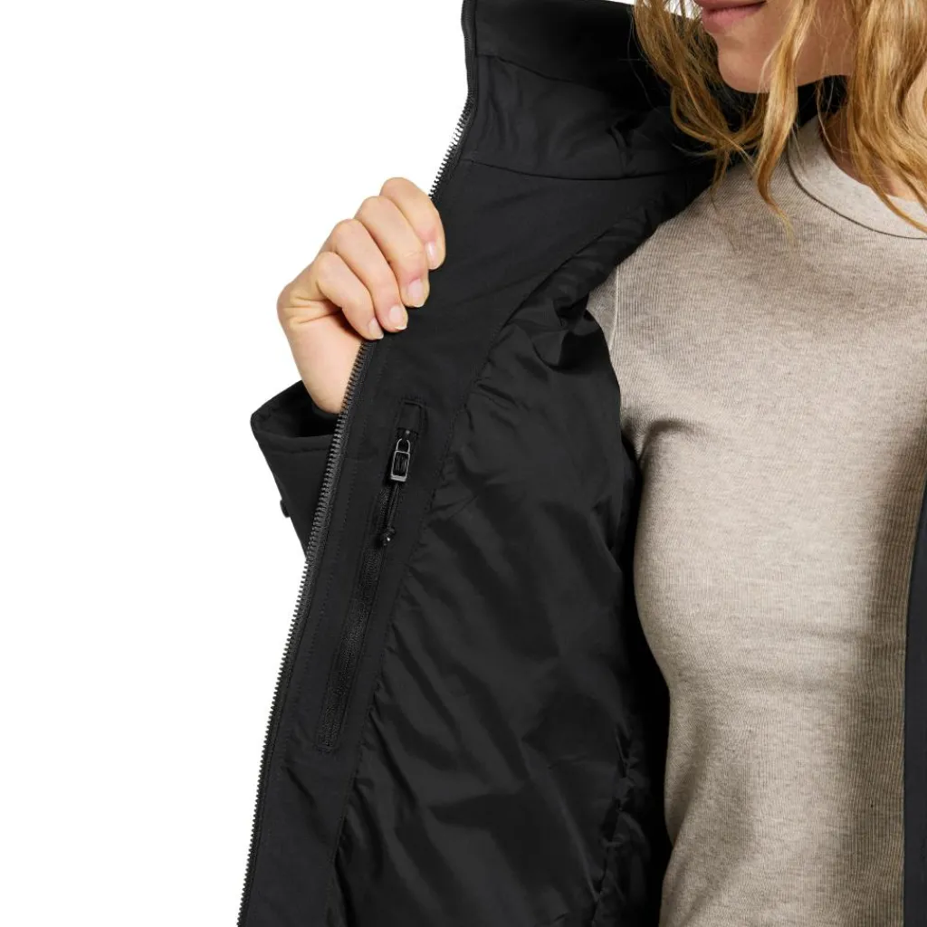 Didriksons Helle parka outdoor jack dames black< Outdoor Jack