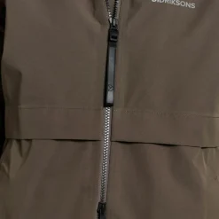 Didriksons Helle parka outdoor jack dames mocha brown< Outdoor Jack