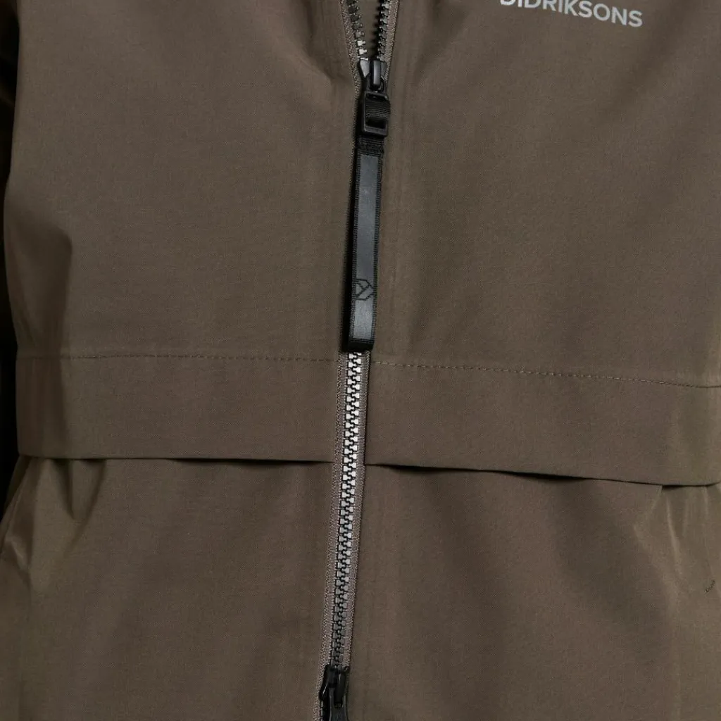 Didriksons Helle parka outdoor jack dames mocha brown< Outdoor Jack