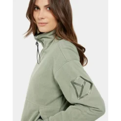 Fleece Vest-Didriksons Ronja fleece vest dames wilted leaf