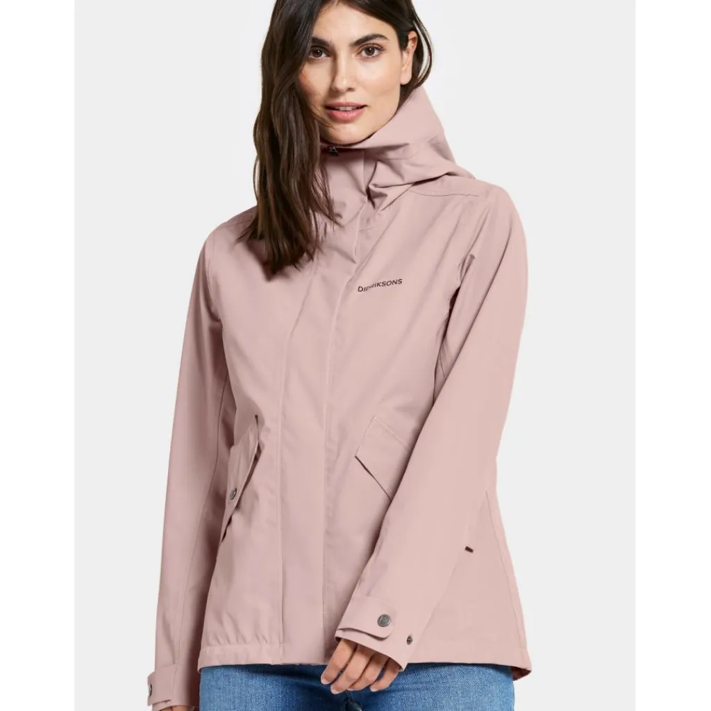 Outdoor Jack-Didriksons Silja softshell jas dames oyster lilac