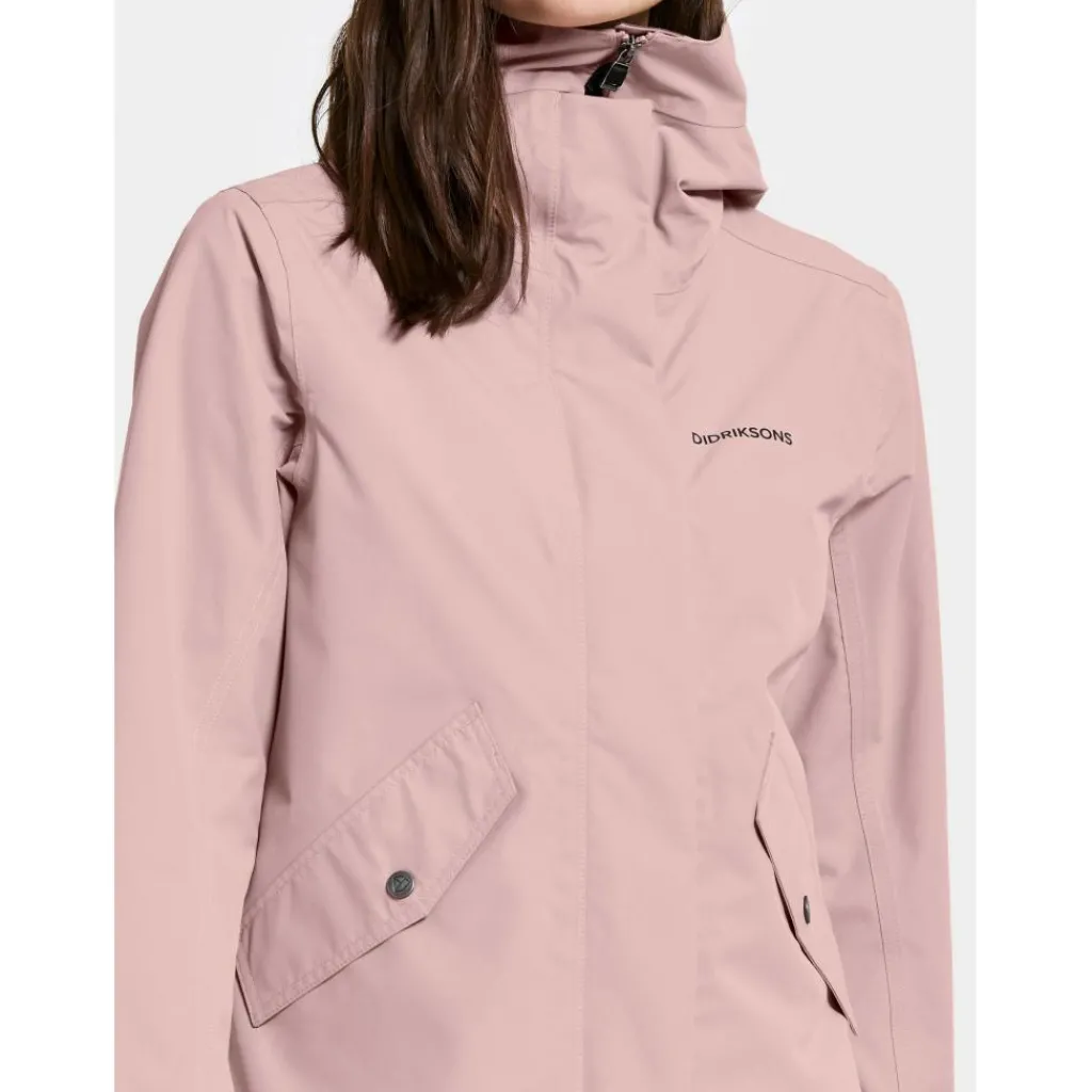 Outdoor Jack-Didriksons Silja softshell jas dames oyster lilac