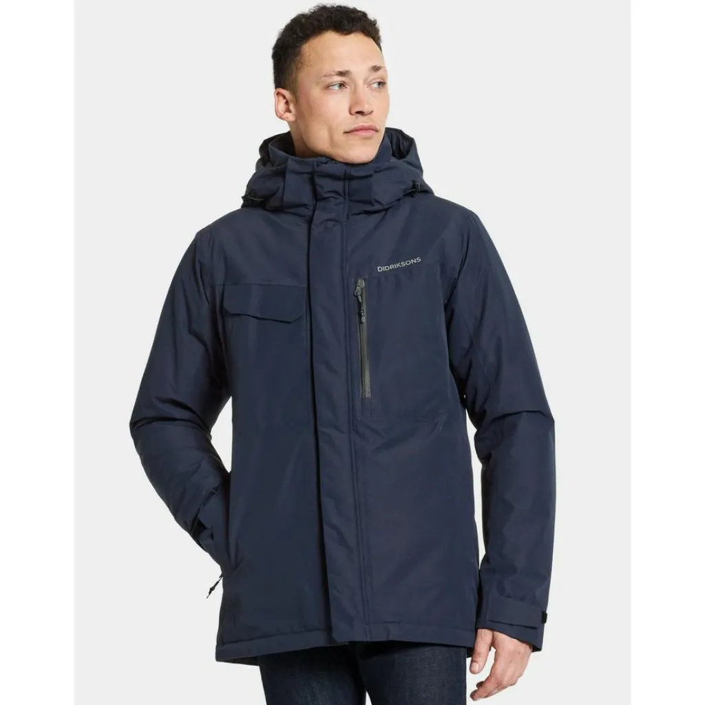 Didriksons Stefan USX outdoor jack heren dark night blue< Jassen