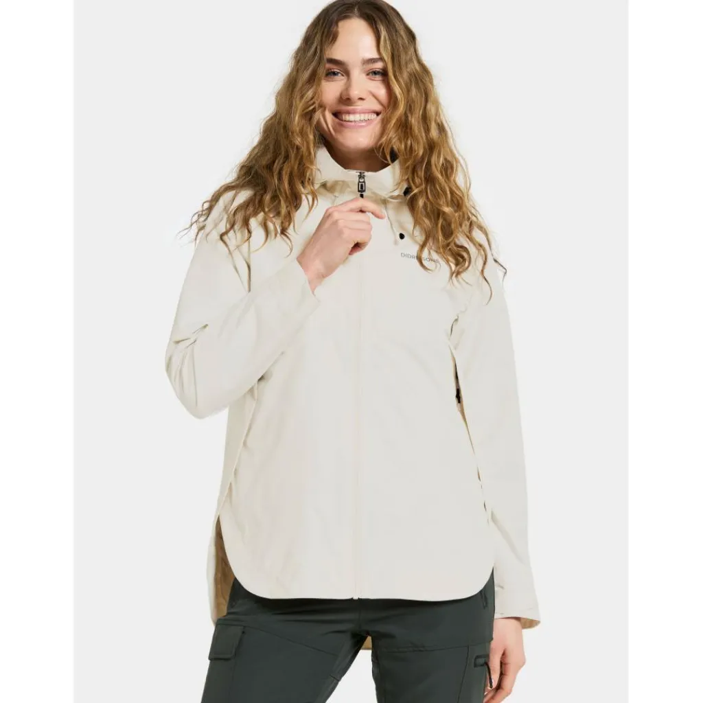 Didriksons Tilde outdoor jack dames white foam< Outdoor Jack