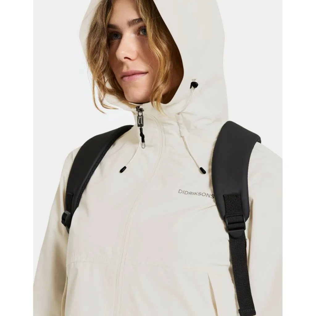 Didriksons Tilde outdoor jack dames white foam< Outdoor Jack