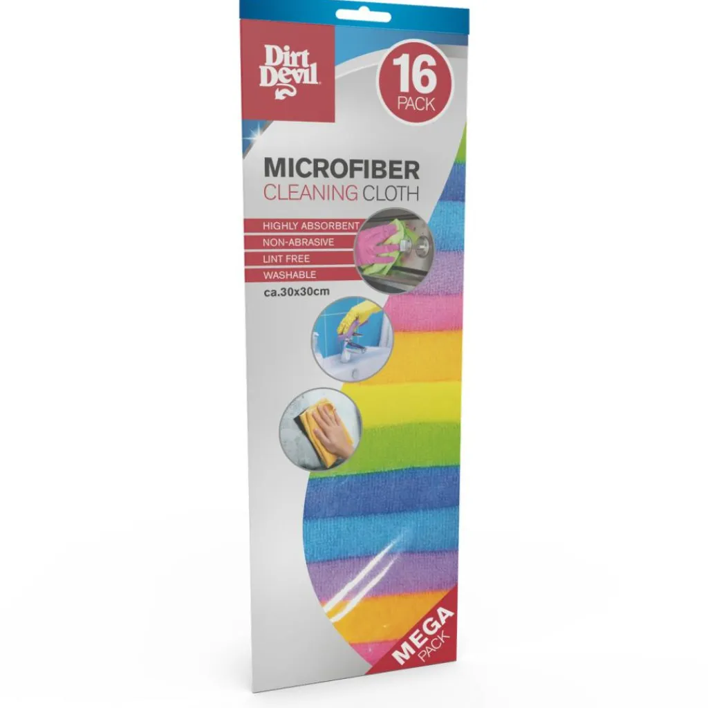 Dirt Devil Microvezeldoek set 16-delig< Schoonmaakartikelen