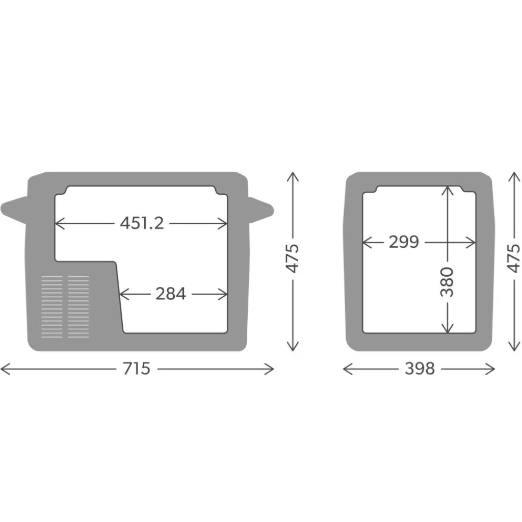 Koelboxen-Dometic CFF 45 compressor koelbox