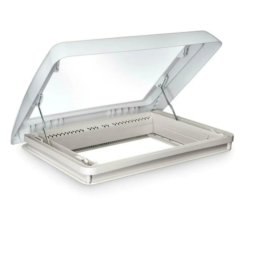 Dometic Midi Heki dakluik met zwengel en permanente ventilatie< Dakluiken