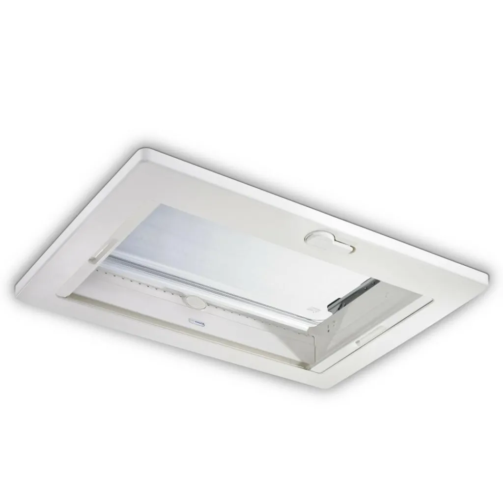 Dometic Midi Heki dakluik met zwengel en permanente ventilatie< Dakluiken