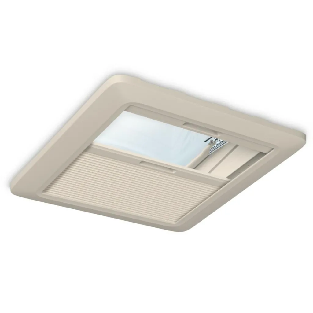 Dometic Mini Heki Style dakluik met permanente ventilatie 25 - 42 mm< Dakluiken