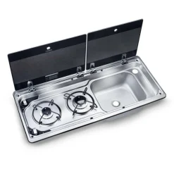 Dometic MO9722 kook-spoelcombinatie rechts< Kooktoestellen Inbouw