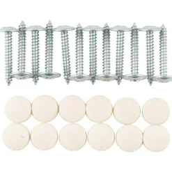 Dometic S4 binnenkader afdekdopjes en schroeven 12 stuks< Ramen & Toebehoren